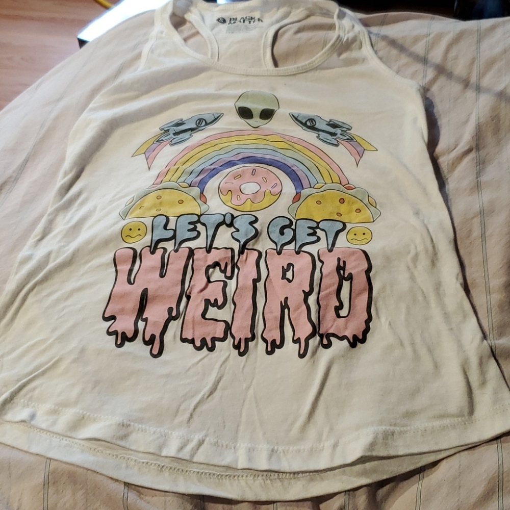 Let's Get Weird  Racerback Tank